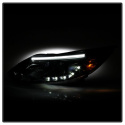Ford Focus 12-14 Strålkastare (Passar ej Xenon/HID-Modeller) - DRL - Svarta Spyder Auto