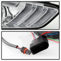 Ford Focus 15-18 Strålkastare Med Sekventiella Blinkers - Chrome Spyder Auto