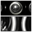 Ford F150 04-08 Strålkastare Projektor - Version 2 LED (Utbytbara LEDs) - Svarta Röktonade Spyder Auto