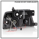 Ford F150 04-08 Strålkastare Projektor - Version 2 - LED Halo Svarta Spyder Auto