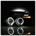 Ford F150 04-08 Strålkastare Projektor - Version 2 - LED Halo Svarta Röktonade - Helljus H1 - Halvljus 9006 Spyder Auto