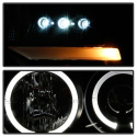Ford F150 04-08 Strålkastare Projektor - Version 2 - LED Halo Svarta Röktonade - Helljus H1 - Halvljus 9006 Spyder Auto