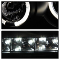 Ford F150 09-14 Strålkastare (Passar ej Xenon/HID-Modeller) - LED Halo Svarta Spyder Auto