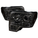 Ford F150 09-14 Strålkastare (Passar ej Xenon/HID-Modeller) - LED Halo Röktonade Spyder Auto