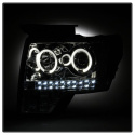 Ford F150 09-14 Strålkastare (Passar ej Xenon/HID-Modeller) - LED Halo Röktonade Spyder Auto