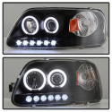 Ford F150 97-03 / Expedition 97-02 1PC Strålkastare Projektor - (Passar ej tillverkardatum före 6/1997) LED (Utbytbara LEDs) – Svarta Spyder Auto