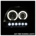 Ford F150 97-03 / Expedition 97-02 1PC Strålkastare Projektor - (Passar ej tillverkardatum före 6/1997) LED (Utbytbara LEDs) – Svarta Spyder Auto