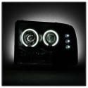 Ford F250 Super Duty 99-04 / Ford Excursion 00-04 1PC Strålkastare Projektor - Version 2 LED (Utbytbara LEDs) – Röktonade Spyder Auto