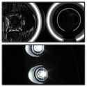 Ford F250 Super Duty 99-04 / Ford Excursion 00-04 1PC Strålkastare Projektor - Version 2 LED (Utbytbara LEDs) – Röktonade Spyder Auto