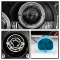 Ford Ranger 01-11 1PC Strålkastare Projektor - LED Halo Svarta Spyder Auto