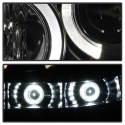 Ford F250/350/450 Super Duty 05-07 Strålkastare Projektor - LED Halo Svarta Spyder Auto