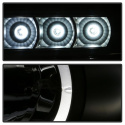 Ford F250/350/450 Super Duty 08-10 Strålkastare Projektor - LED Halo Svarta Spyder Auto