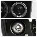 Ford F250/350/450 Super Duty 08-10 Strålkastare Projektor - LED Halo Svarta Röktonade Spyder Auto