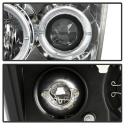 Ford F250/350/450 Super Duty 08-10 Strålkastare Projektor - LED Halo Krom Spyder Auto