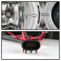 Ford F250/350/450 Super Duty 08-10 Strålkastare Projektor - LED Halo Krom Spyder Auto