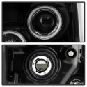 Ford Super Duty 11-15 Strålkastare Projektor DRL - Svarta Spyder Auto