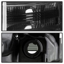 Ford Super Duty 11-15 Strålkastare Projektor - LED Halo - DRL - Röktonade Spyder Auto