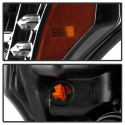 Ford Super Duty 11-15 Strålkastare Projektor - LED Halo - DRL - Röktonade Spyder Auto