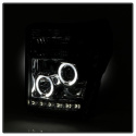 Ford Super Duty 11-15 Strålkastare Projektor - LED Halo - DRL - Röktonade Spyder Auto
