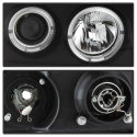 Sierra 1500/2500/3500 07-13 Strålkastare Projektor - LED Halo Svarta Spyder Auto