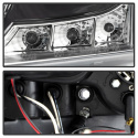 Honda Accord 03-07 Strålkastare Projektor - LED Halo Krom Spyder Auto