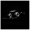 Honda Accord 08-12 4Dr Strålkastare Projektor- LED Halo - DRL - Svarta Spyder Auto