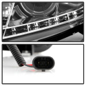 Honda Accord 08-12 4Dr Strålkastare Projektor- LED Halo - DRL - Krom Spyder Auto