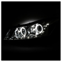 Honda Accord 08-12 4Dr Strålkastare Projektor- LED Halo - DRL - Krom Spyder Auto