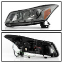 Honda Accord 08-12 4Dr Strålkastare Projektor- LED Halo - DRL - Röktonade Spyder Auto