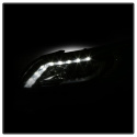 Honda Accord 2013-2015 4DR Strålkastare Projektor - Ljuslist DRL - Svarta Spyder Auto