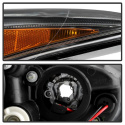 Hyundai Elantra 11-13 Strålkastare Projektor - LED Halo - DRL - Svarta Spyder Auto