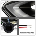 Hyundai Elantra 11-13 Strålkastare Projektor - LED Halo - DRL - Svarta Spyder Auto