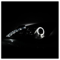 Hyundai Genesis 10-12 Strålkastare (Passar ej Xenon/HID-Modeller) - LED Halo - DRL – Svarta Spyder Auto