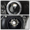 Infiniti G35 03-07 2DR Strålkastare (Passar ej Halogen) - LED Halo - DRL - Svarta Spyder Auto