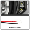 Infiniti G35 03-04 4DR Strålkastare (Passar ej Xenon/HID-Modeller) - LED Halo - DRL - Svarta Spyder Auto