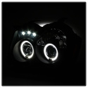 Jeep Grand Cherokee 05-07 Strålkastare Projektor - LED Halo Svarta Spyder Auto