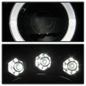 Jeep Grand Cherokee 05-07 Strålkastare Projektor - LED Halo Svarta Spyder Auto