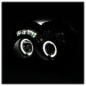 Jeep Grand Cherokee 08-10 Strålkastare Projektor - LED Halo Svarta Spyder Auto
