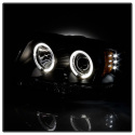 Jeep Grand Cherokee 99-04 Strålkastare Projektor - LED Halo Svarta Röktonade Spyder Auto