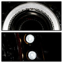 Jeep Grand Cherokee 99-04 Strålkastare Projektor - LED Halo Krom Spyder Auto