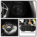 Lexus IS 250/350 2006-2010 Strålkastare Projektor - DRL - Svarta Röktonade Spyder Auto