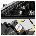 Lexus IS 250/350 2006-2010 Strålkastare Projektor - DRL - Svarta Röktonade Spyder Auto