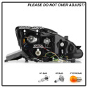 Lexus IS 250/350 2006-2010 Strålkastare Projektor - DRL - Svarta Röktonade Spyder Auto