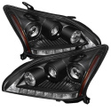 Lexus RX330 2004-2006 Strålkastare (Passar ej Xenon/HID-Modeller) - DRL LED - Svarta Spyder Auto