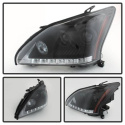 Lexus RX330 2004-2006 Strålkastare (Passar ej Xenon/HID-Modeller) - DRL LED - Svarta Spyder Auto