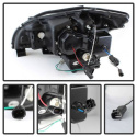 Lexus RX330 2004-2006 Strålkastare (Passar ej Xenon/HID-Modeller) - DRL LED - Svarta Spyder Auto