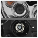 Mercedes Benz CLK 03-09 Strålkastare (Passar ej Xenon/HID-Modeller) - LED Halo - DRL – Krom Spyder Auto