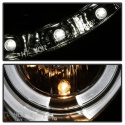 Mercedes Benz CLK 03-09 Strålkastare (Passar ej Xenon/HID-Modeller) - LED Halo - DRL – Krom Spyder Auto