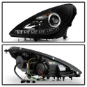 Mercedes Benz SLK 05-10 Strålkastare (Passar ej Xenon/HID-Modeller) - DRL - Svarta Spyder Auto