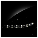 Mercedes Benz SLK 05-10 Strålkastare (Passar ej Xenon/HID-Modeller) - DRL - Svarta Spyder Auto